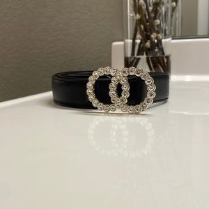 Black cruelty, free leather belt